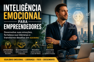 Inteligência Emocional para Empreendedores desenvolvendo liderança, equilíbrio emocional e sucesso nos negócios.