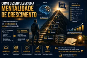 Como Desenvolver uma Mentalidade de Crescimento.A maneira como pensamos influencia diretamente nossas escolhas,