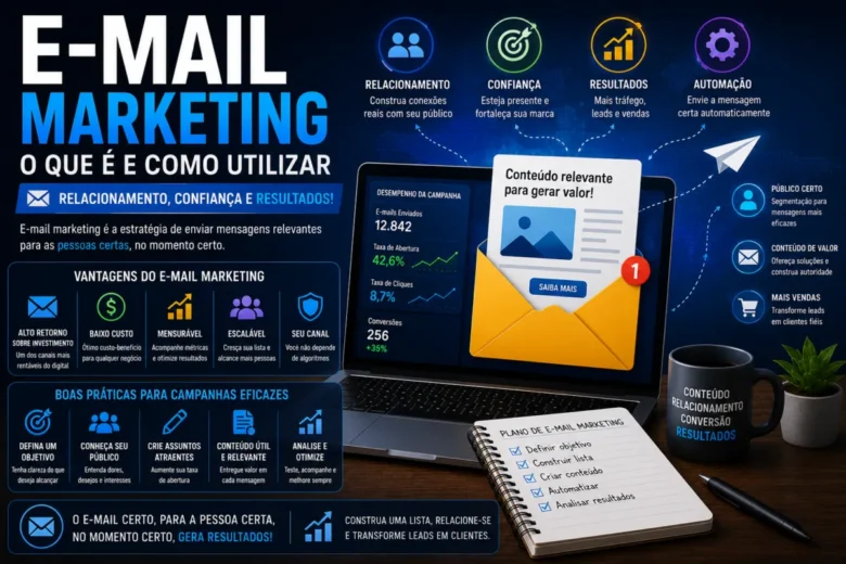 E-mail Marketing: O Que É e Como Utilizar a Ferramenta mais Consoliada e Eficiente do Marketing Digtal.