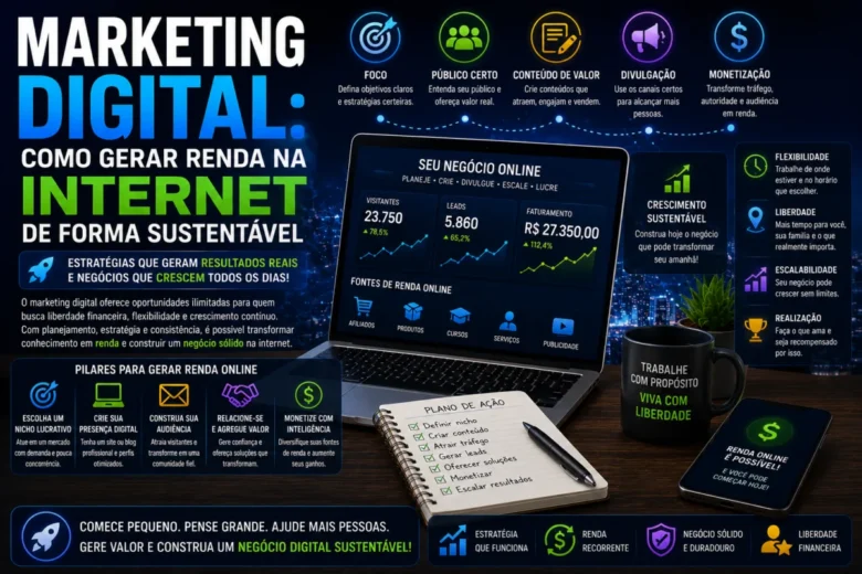 Marketing Digital: Guia Completo para Gerar Renda na Internet