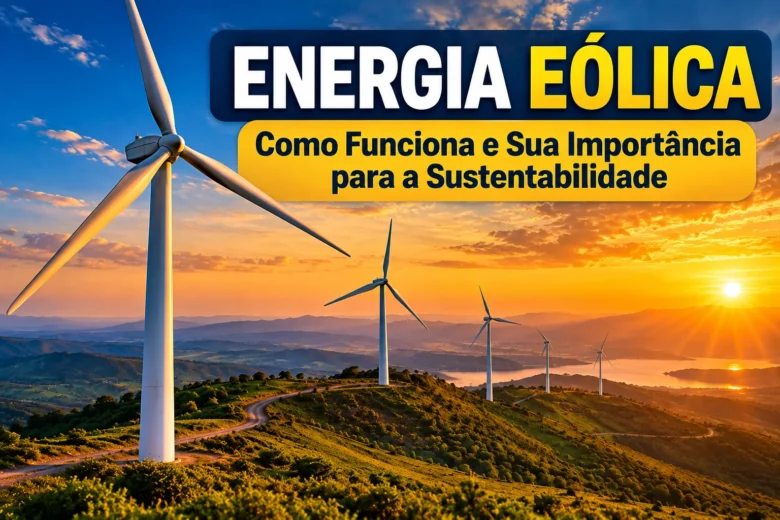 A energia eólica é uma fonte renovável obtida a partir do movimento dos ventos. Por meio de equipamentos projetados para aproveitar essa força natural